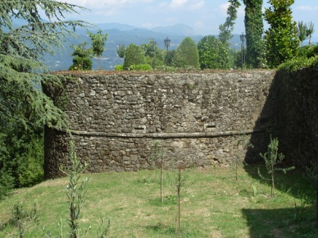 Un baluardo del castello di Cascio